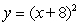 <strong>Select the equation whose graph is the graph of shifted 5 units to the right.</strong> A) B) C) D)