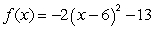 Convert the function into standard form,