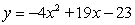 Find the coordinates of the vertex of the parabola given by . Round values to 2 decimal places, if necessary.