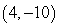 Find a formula for a parabola with vertex that passes through the point .Write your answer in standard form .