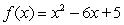 Write the function in factored form, with .