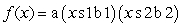 <strong>For the following function, will the vertex be above, below, or on the x-axis? </strong> A) Below B) On C) Above