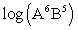 Expand the following expression using rules of logarithms: