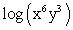 Expand the following expression using rules of logarithms:  