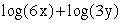 <strong>Expand the following expression using rules of logarithms: </strong> A) B) C) D)