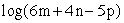 <strong>Expand the following expression using rules of logarithms: </strong> A) B) C) D)