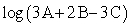 <strong>Contract the following expression using rules of logarithms. Express your answer as a single logarithm. </strong> A) B) C) D)