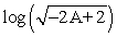 Expand the following expression using rules of logarithms: