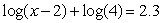 Solve the equation for x. Round your answer to 2 decimal places.