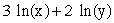 <strong>Contract the following expression using rules of logarithms. Express your answer as a single logarithm. </strong> A) B) C) D)