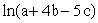 <strong>Expand the following expression using rules of logarithms: </strong> A) B) C) D)