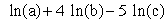 <strong>Expand the following expression using rules of logarithms: </strong> A) B) C) D)