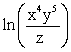 <strong>Contract the following expression using rules of logarithms. Express your answer as a single logarithm. </strong> A) B) C) D)