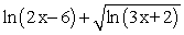 <strong>Expand the following expression using rules of logarithms: </strong> A) B) C) D)