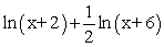 Contract the following expression using rules of logarithms. Write your answer as a single logarithm.