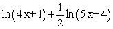 <strong>Contract the following expression using rules of logarithms. Write your answer as a single logarithm. </strong> A) B) C) D)