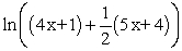<strong>Contract the following expression using rules of logarithms. Write your answer as a single logarithm. </strong> A) B) C) D)