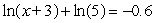 Solve the equation for x. Round your answer to 2 decimal places.