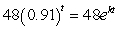 Find k by converting a to . Round your answer to 2 decimal places.