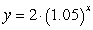The graphs of the three functions, , , and are given. Which color is the graph of ?