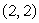 Find the formula for the function pictured on the semi-log plot given that the 2 points pictured are and Write your answer in form.