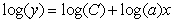 Write the exponential function, , in an equivalent logarithmic form, .