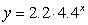 <strong>Choose the function of an exponential function where and for every unit increase in x, the output is multiplied by 2.1.</strong> A) B) C) D)