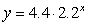 <strong>Choose the function of an exponential function where and for every unit increase in x, the output is multiplied by 2.1.</strong> A) B) C) D)
