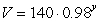 The following function gives the amount, A, of a radioactive element remaining as a function of y, the years of decay: Find the half-life to the nearest year.