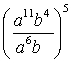 Simplify the expression. Express your answer using only positive exponents.