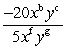 Simplify the expression. Express your answer using only positive exponents.