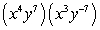 Simplify the expression. Express your answer using only positive exponents.    