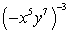 Simplify the expression. Express your answer using only positive exponents and evaluate whenever possible.    