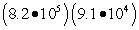 Use scientific notation to perform each computation. Write your answers in scientific notation.