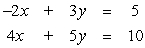 <strong>Determine whether is a solution to the following system. </strong> A) It is not a solution. B) It is a solution.