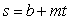 A car starts traveling at 5 mph and its speed is increasing by 6 mph each minute. A) Find a linear equation that describes the statement.Write your answer in slope-intercept form, , in terms of speed, s, and time (in minutes), t. B) Use your function to find the speed, in miles per hour, of the car after 5 minutes.