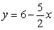 Write the equation of the line perpendicular to and goes through the point (2, 8).
