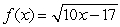 Find the domain of the function, . Write your answer in interval notation using fractions.
