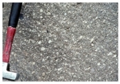 <strong>88)Which of the following rock photographs depicts a felsic igneous rock?</strong> A) B) C) D)