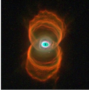 <strong>51)What will likely happen to this object in the future? </strong> A)The ejected material could be disbursed, with the material perhaps remaining in proximity to it. B)It could evolve into a more structured galaxy. C)It will continue to consume its hydrogen through nuclear fusion and will emit electromagnetic radiation. D)It will continue to evolve with its stars going through their evolution.