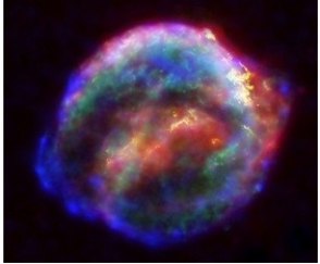 <strong>56)Which of the following features best describes this object? </strong> A)Blue star B)Planetary nebula C)Supernova D)Spiral galaxy