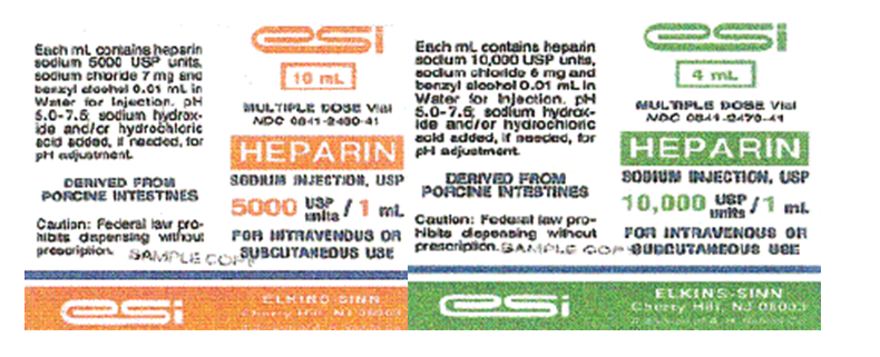 Order: heparin 8000 units, subQ, q6h Drugs available: a. Which heparin would you use? b. How many milliliters of heparin would you give per dose?
