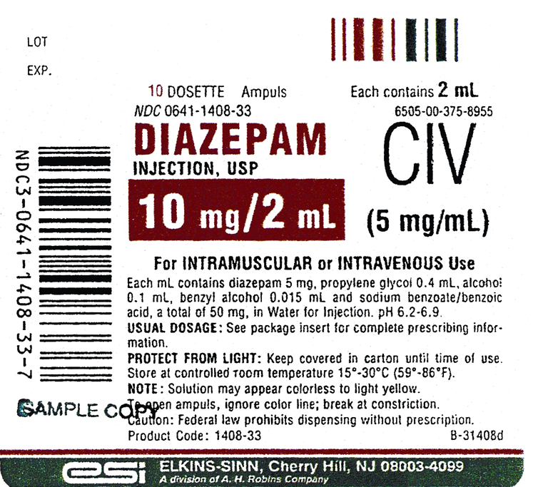 Order: diazepam 6 mg, IM, bid Drug available: How many milliliters would you withdraw from the ampule?