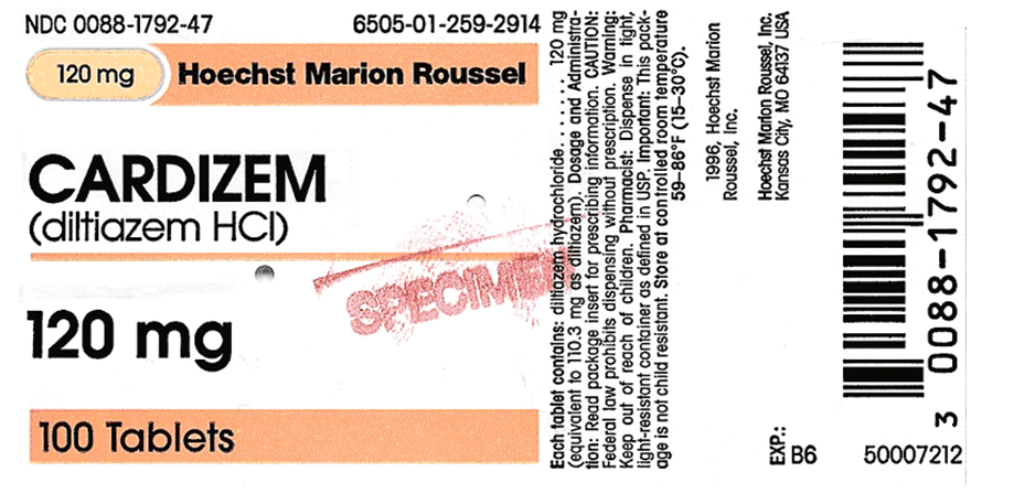 Order: Cardizem SR 120 mg, PO, bid Drugs available:     a. Which bottle of Cardizem would you use? b. How many milligrams per day should the patient receive? c. How many tablets/capsules per dose would you give?<div style=padding-top: 35px> 