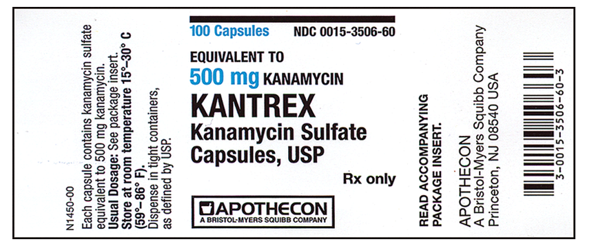 Order: kanamycin 0.5 g, PO, q12h Parameter: 15 mg/kg/day in two or three divided doses Patient weighs 68 kg Drug available:   a. Is the patient's daily dose within safe dose parameters? Explain. b. How many capsules would you give per dose?<div style=padding-top: 35px> 