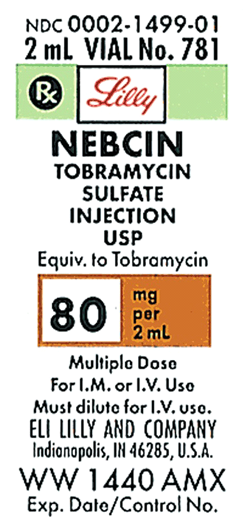 Give tobramycin (Nebcin) 60 mg IV q6h.Available: see label below , Set and solution: 50 mL bag D<sub>5</sub>W and a set with a 15 gtt/mL drop factor , Instructions: dilute with 50 mL and infuse over 30 minutes. a. What is the correct drug dose? b. What is the flow rate in gtt/min?