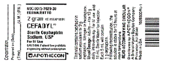 Give cephapirin 500 mg q4h.Available: see label below , Set and solution: 100 mL bag of D<sub>5</sub>W and a set with a 20 gtt/mL drop factor , Instructions: infuse over 20 minutes. a. What is the correct drug dose? b. What is the flow rate in gtt/min?