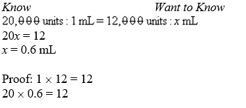 a. 0.6 mL       