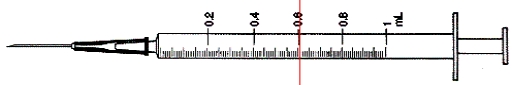 a. 0.6 mL       