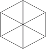 <strong>In the first chapter of the book, the following figure is interpreted as representing completely different things. Which of the alternatives below is NOT one of these interpretations? </strong> A) It represents a three-dimension cube. B) It represents a so-called panopticon. C) It represents an umbrella from above. D) It represents an army tent from above.